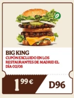 Big King por solo 1,99€