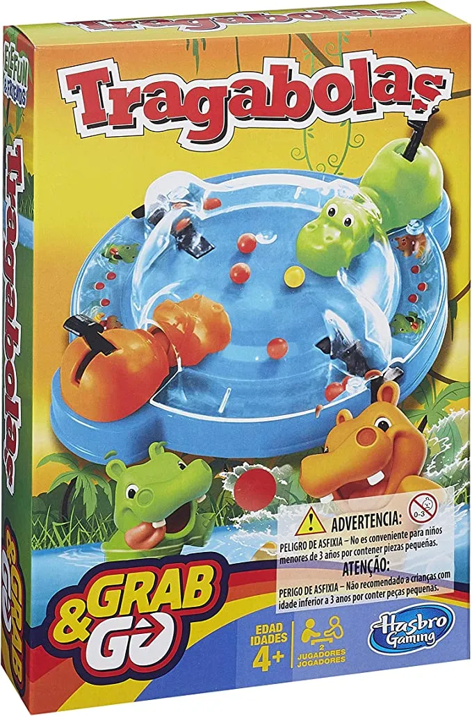 Tragabolas Grab&Go Versión de viaje (Hasbro B1001175)