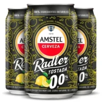 Amstel 0,0 Radler Tostada Pack 24 latas x 33cl