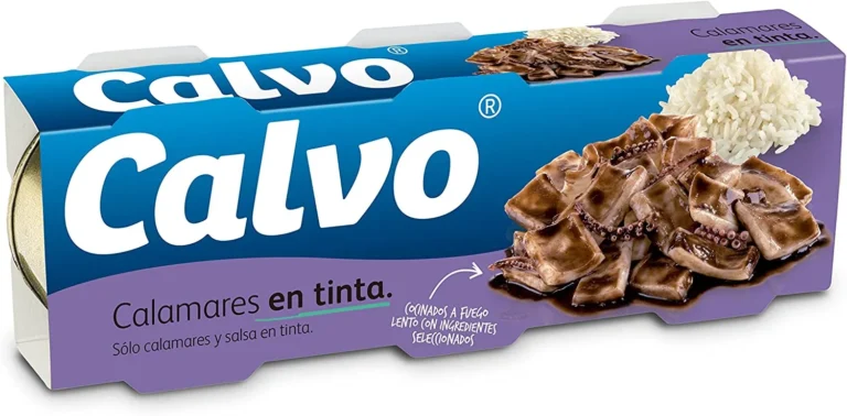 Calvo Calamares en tinta 20 paquetes de 3 latas x 80g (4,8kg)