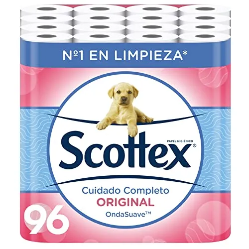 Scottex Original Papel higiénico, 96 rollos