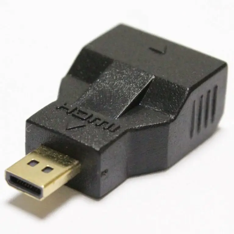 Adaptador Mini-HDMI Hembra a Micro-HDMI Macho