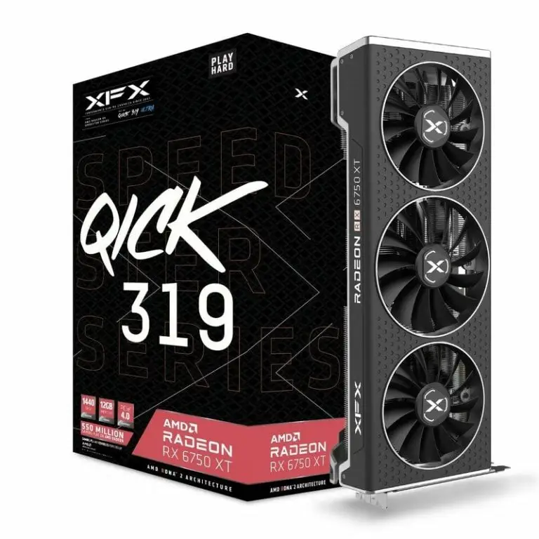 Tarjeta Gráfica XFX Speedster QICK319 AMD Radeon RX 6750XT Ultra Gaming 12GB GDDR6