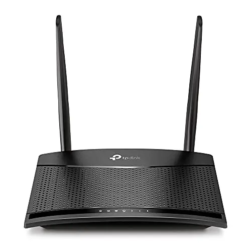 TP-Link TL-MR110 | 4G LTE Router (Cat 4), 3G/4G Router Speed ​​up to 300Mpbs, MicroSim, LAN/WAN Ethernet Port, Detachable Antenna, Plug&Play