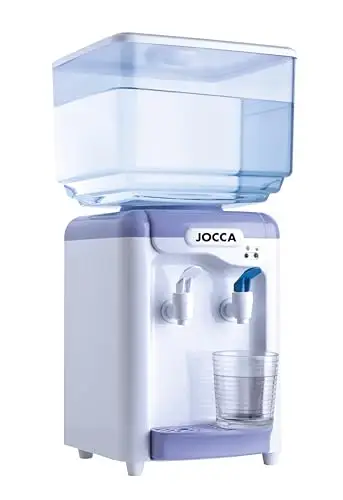 JOCCA – Dispensador de Agua con depósito y grifos de 7 litros| Dispensador de Bebidas| 24.5 x 23 x 34 cm| Agua Fría y Templada| Libre de BPA| SIN Adaptador para Botellas