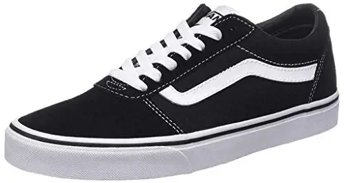 Vans Ward Suede Canvas Black White – Zapatillas para Hombre