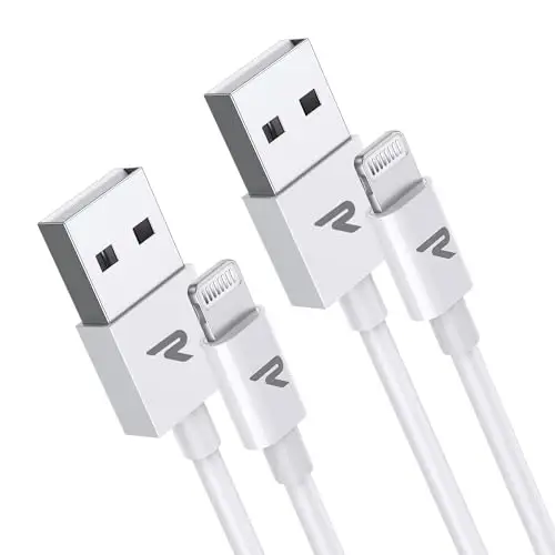 Cable iPhone RAMPOW 2Pack 1M – Carga Rápida y MFi Certificado