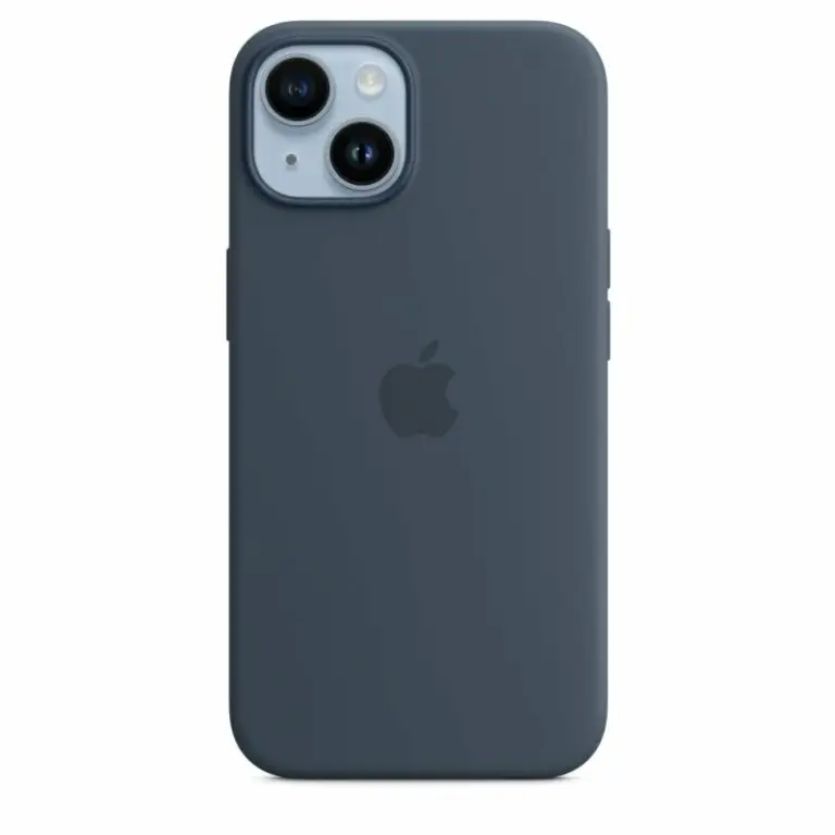 Funda de Silicona con MagSafe Storm Blue para iPhone 14