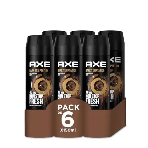 Axe Dark Temptation Desodorante 150ml – Pack de 6