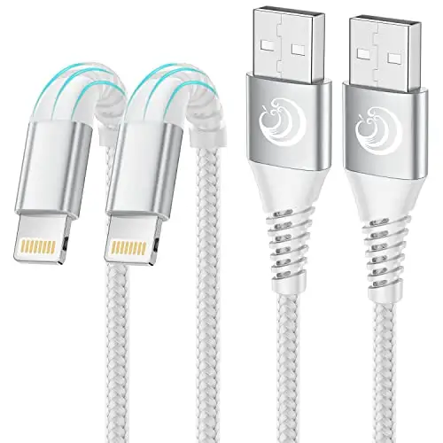 Cable Cargador iPhone 2M MFi Certificado – 2Pack