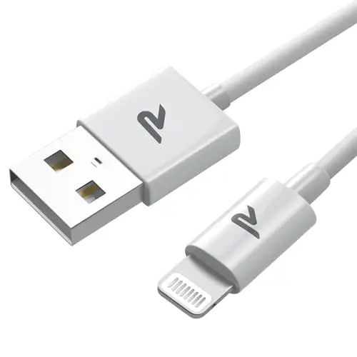 Cable RAMPOW para iPhone (2Pack 1M) – Carga Rápida y MFi Certificado