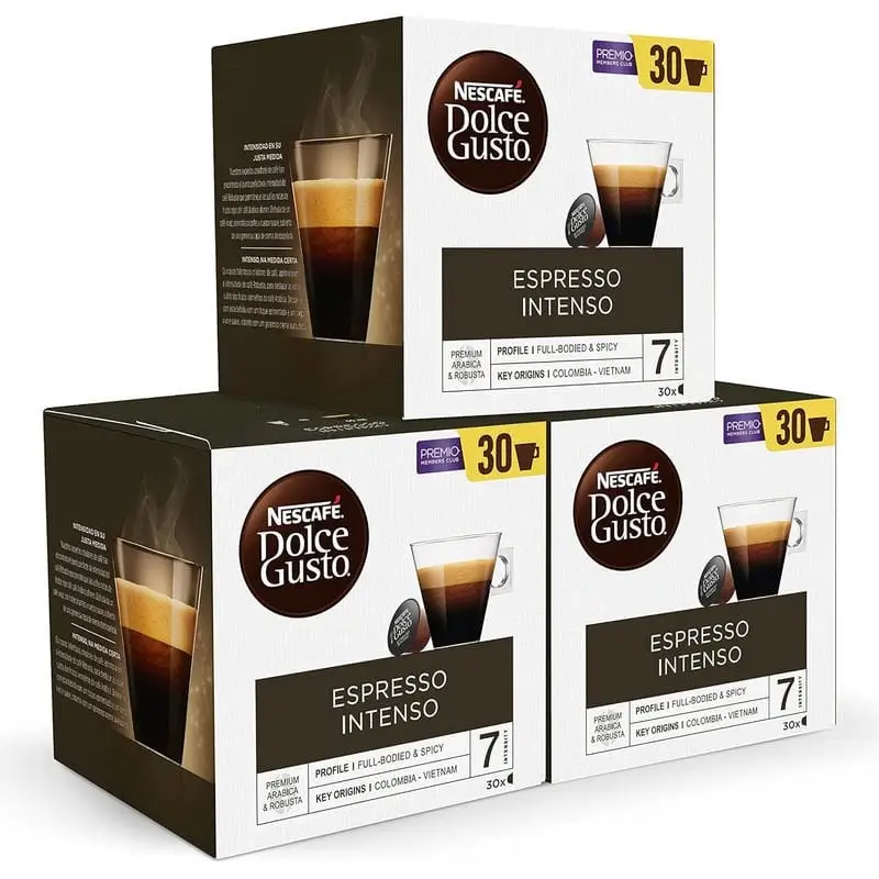 Nescafé Dolce Gusto Espresso Intenso – Pack 3