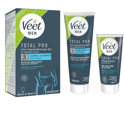 Veet Men Kit de Depilación para Zonas Íntimas