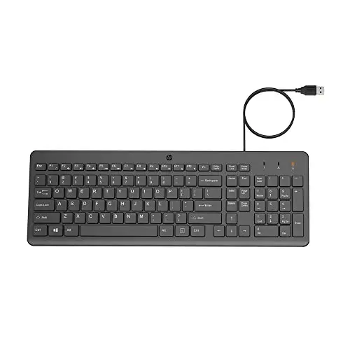 Teclado HP 150 QWERTY Español con Cable