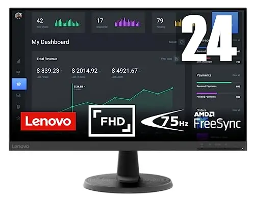 Lenovo D24-45 – Monitor 24″ Full HD con FreeSync