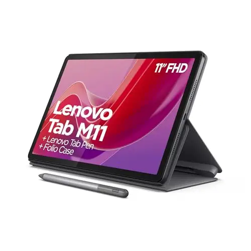 Lenovo Tab M11 – Tablet 11″ con Funda y Tab Pen