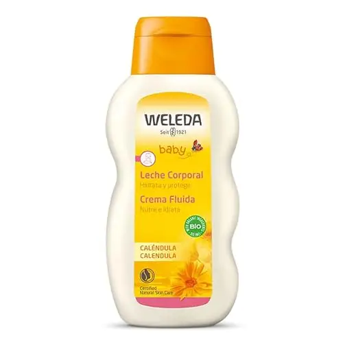 Leche Corporal de Caléndula para Bebé – Weleda 200 ml