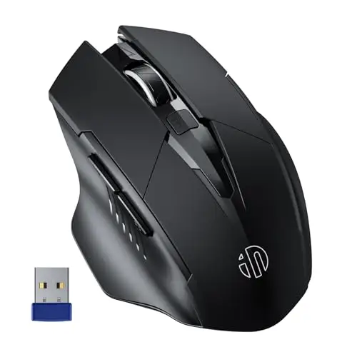 Ratón Inalámbrico Ergonómico INPHIC Recargable 2.4G