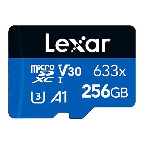 Tarjeta Micro SD Lexar 256GB 633x UHS-I