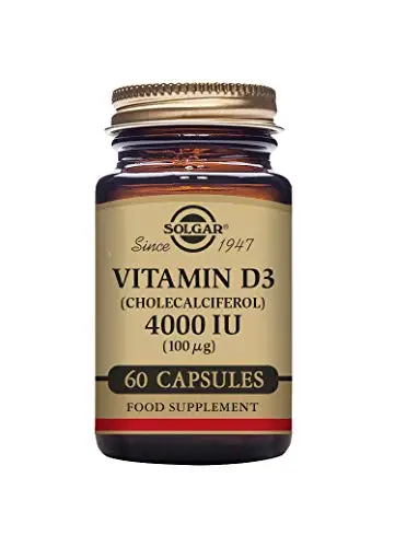 Solgar Vitamina D3 4000 UI – 60 Cápsulas Vegetarianas