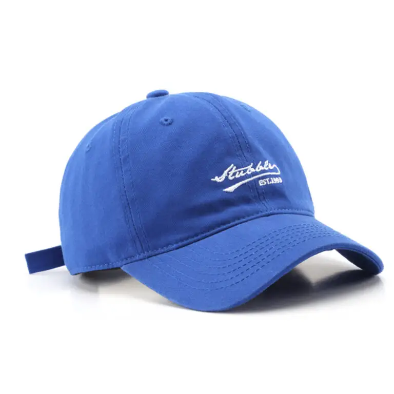 Gorra de béisbol ajustable azul y verde 2023