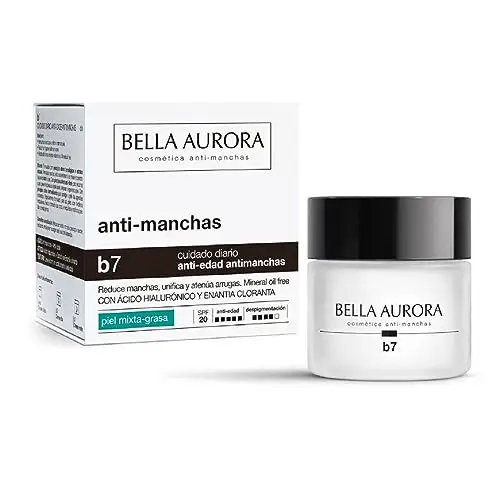 Crema Antimanchas y Antiedad Bella Aurora 50 ml