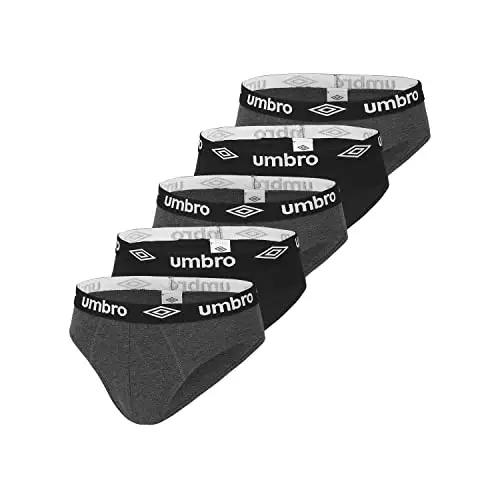 Umbro Lot de 5 Slips de Algodón para Hombre