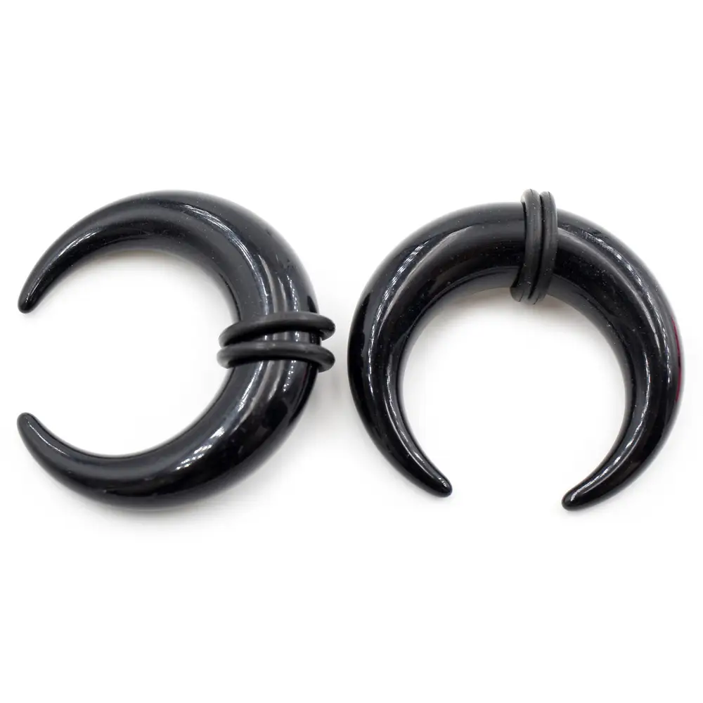 Alisouy 2pcs Aro de Septum en Acrílico C