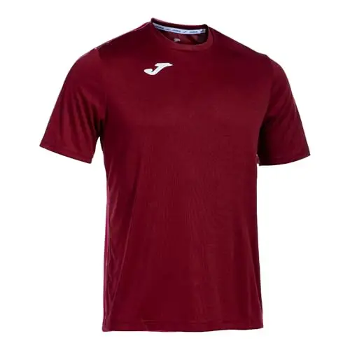 Camiseta Deportiva Joma Hombre Burdeos XL