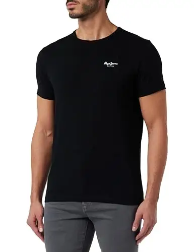 Camiseta Mango Larga Pepe Jeans Negra para Hombre