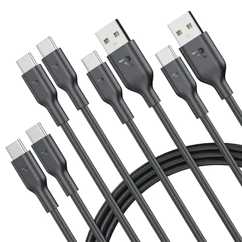 RAMPOW Pack de Cables USB C Carga Rápida 4 en 1