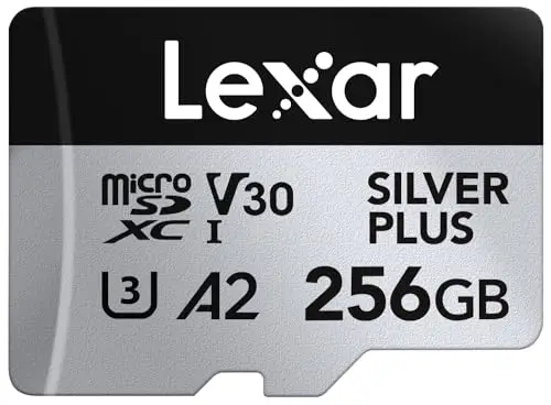 Lexar Micro SD 256 GB Silver Plus – Alta velocidad y rendimiento