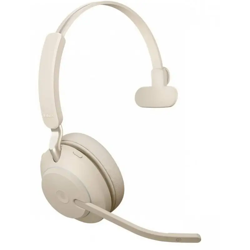 Auricular Jabra Evolve2 65 Mono Bluetooth/USB-C Beige