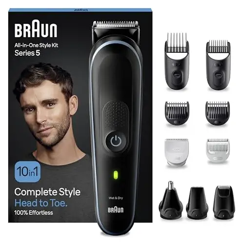 Braun MGK5445: Recortadora 10 en 1 para Hombre