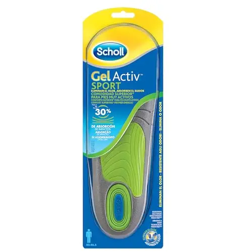 Plantillas Scholl GelActiv Sport para Hombre