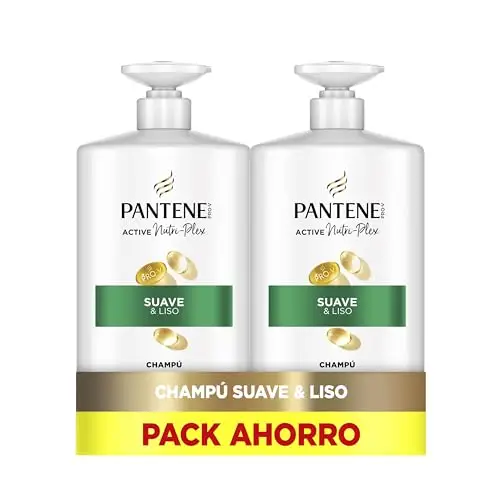 Champú Pantene Pro-V Suave y Liso 2x1000ml