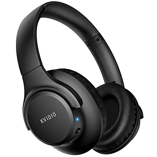 KVIDIO Auriculares Bluetooth Inalambricos – 65 Horas de Reproducción