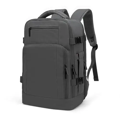 Mochila de Viaje ZHXX 40x20x25 para Ryanair, Gris Elegante