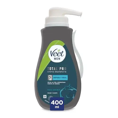 Veet Men Crema Depilatoria Corporal 400ml – Piel Sensible