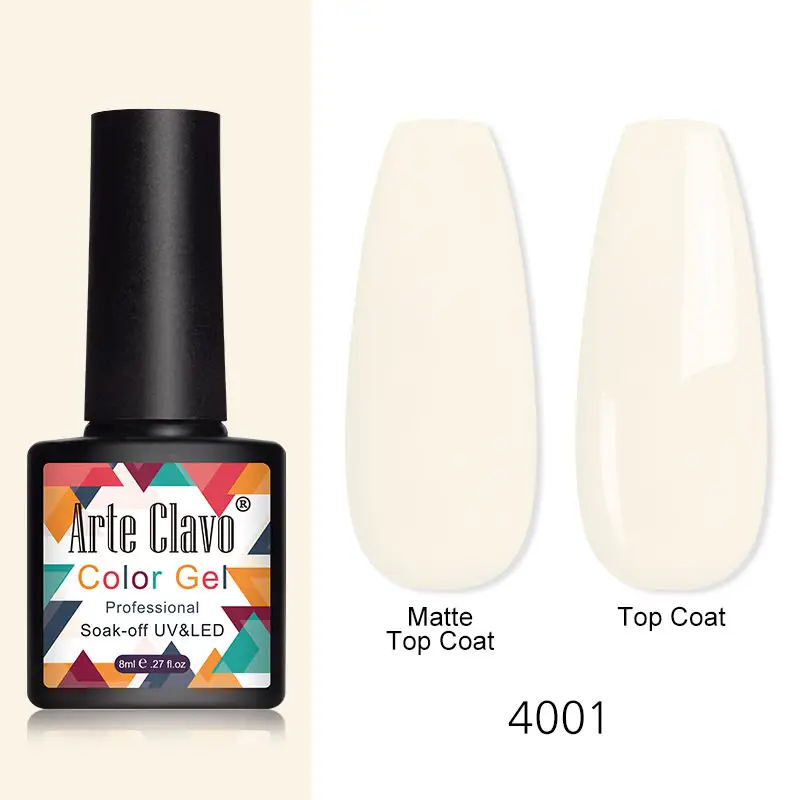 Esmalte en Gel Arte Clavo 114 Colores – Rojo Brillante con Purpurina