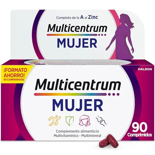 Multicentrum Mujer – Multivitaminas y Minerales