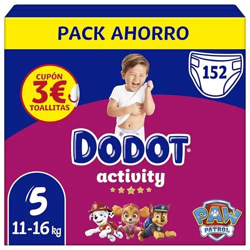 Dodot Pañales Bebé Activity Talla 5 (11-16 kg)