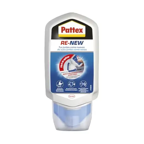 Silicona Pattex Baño Sano RE-NEW para Juntas Limpias