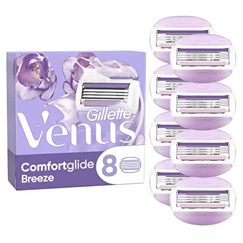 Recambios Gillette Venus Comfortglide Breeze para Mujer – Pack de 8