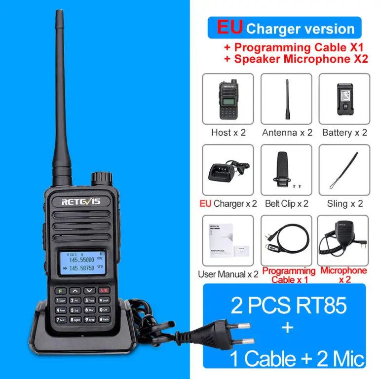 Retevis RT85 Walkie Talkie Bidireccional 5W